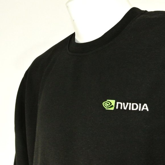 NVIDIA Tech Employee Uniform Black Sweatshirt NEW Size L Large - Picture 4 of 13